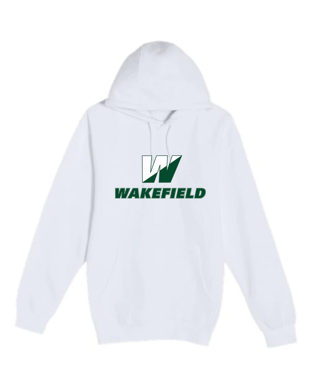 Wakefield High School N/A - White Hoodie Value - Full Front