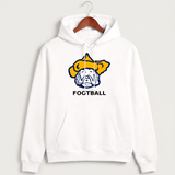 Polo HS Football general - White Hoodie Value - Full Front