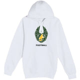 DC Everest Middle School Football — example store - White Hoodie Value - Full Front