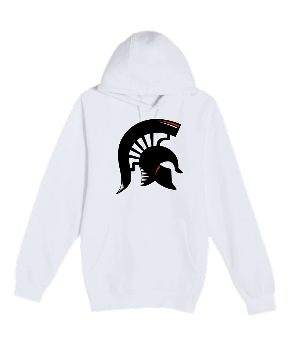 BOLD Football - White Hoodie Value - Full Front