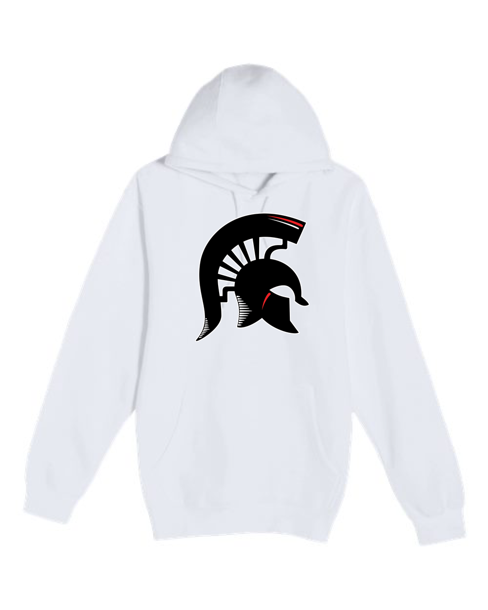 BOLD Football - White Hoodie Value - Full Front