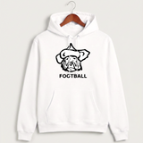 Polo HS Football general - White Hoodie Value - Full Front