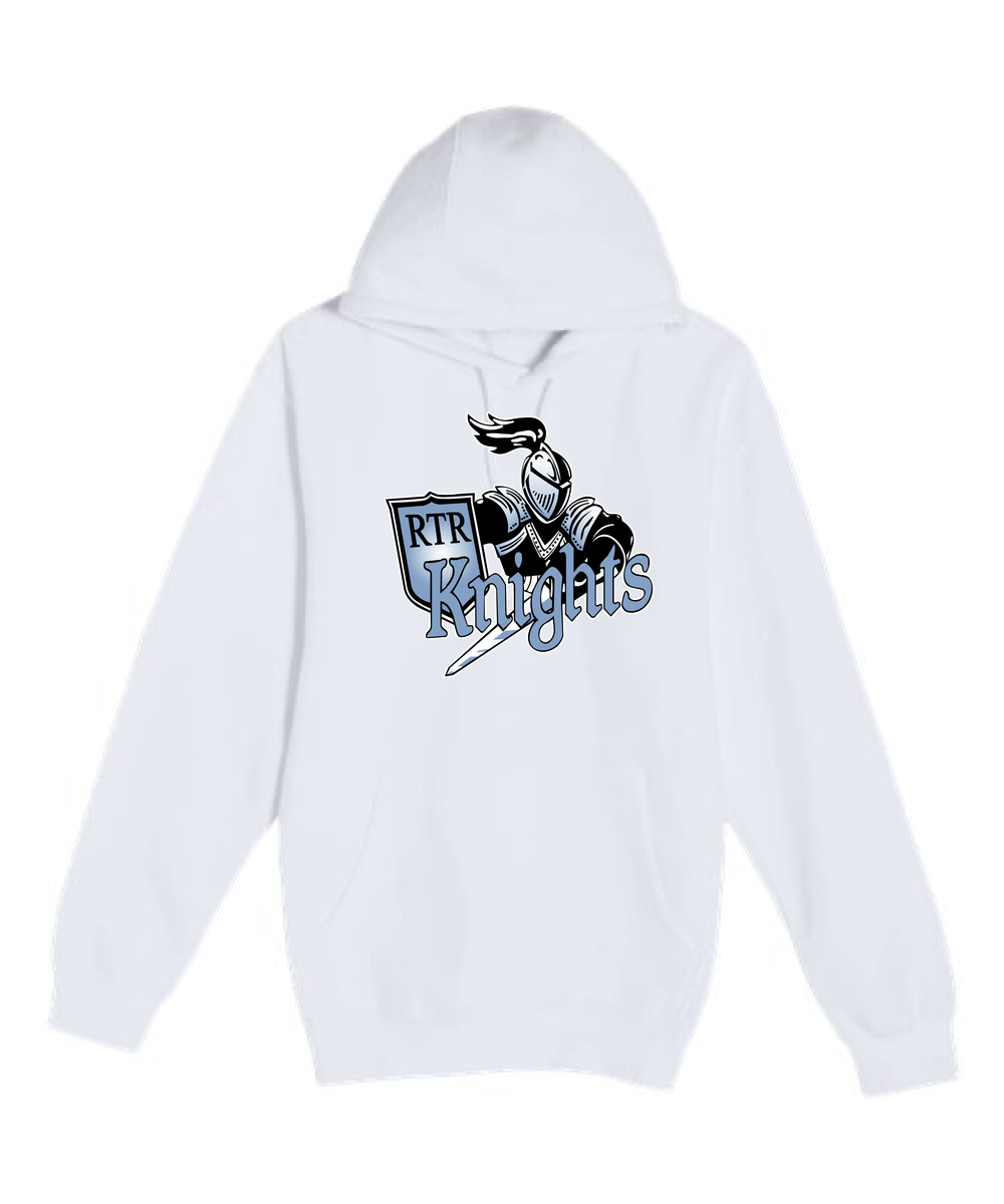 Russell-Tyler-Ruthton Football - White Hoodie Value - Full Front