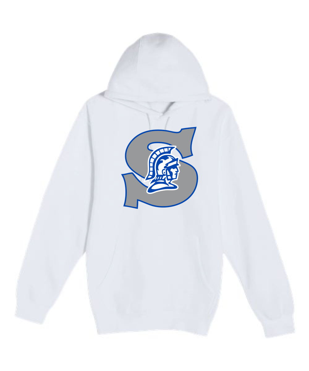 Southwest Football - White Hoodie Value - Full Front