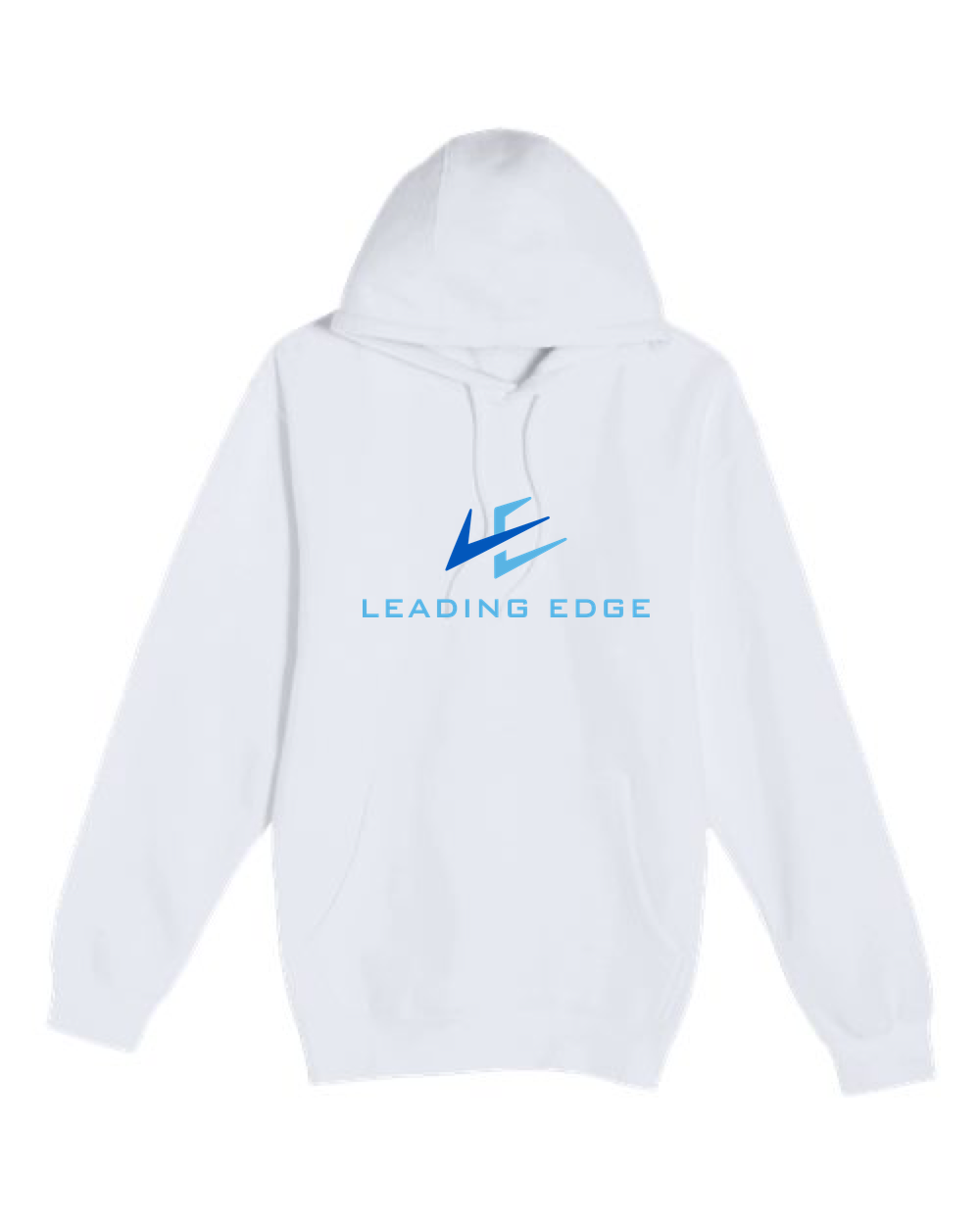 Leading Edge example_store - White Hoodie Value - Full Front