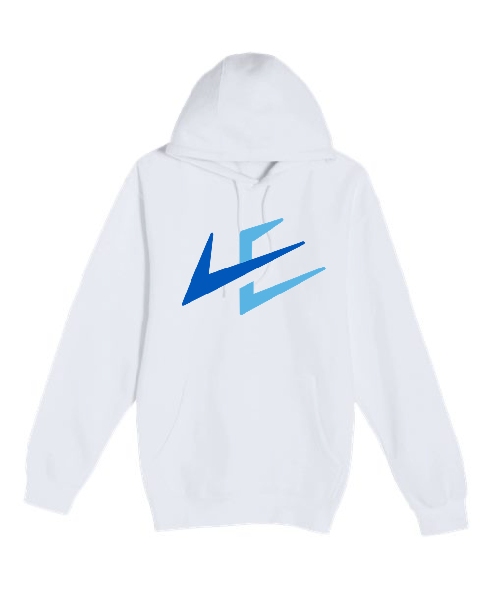 Leading Edge example_store - White Hoodie Value - Full Front