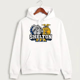 Shelton High School FFA general - White Hoodie Value - Full Front