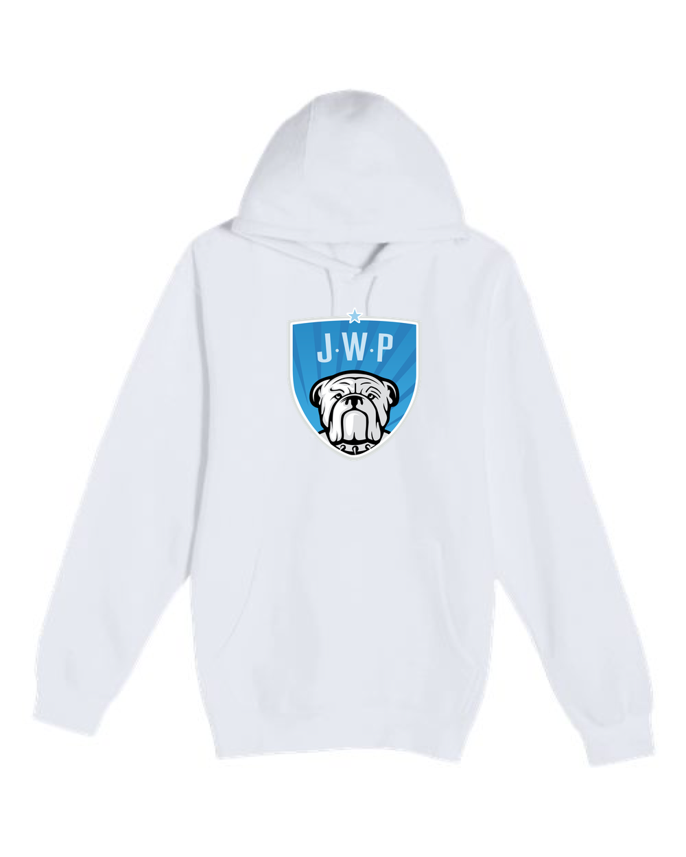 JWP Volleyball - White Hoodie Value - Full Front
