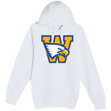Windom Football - White Hoodie Value - Full Front