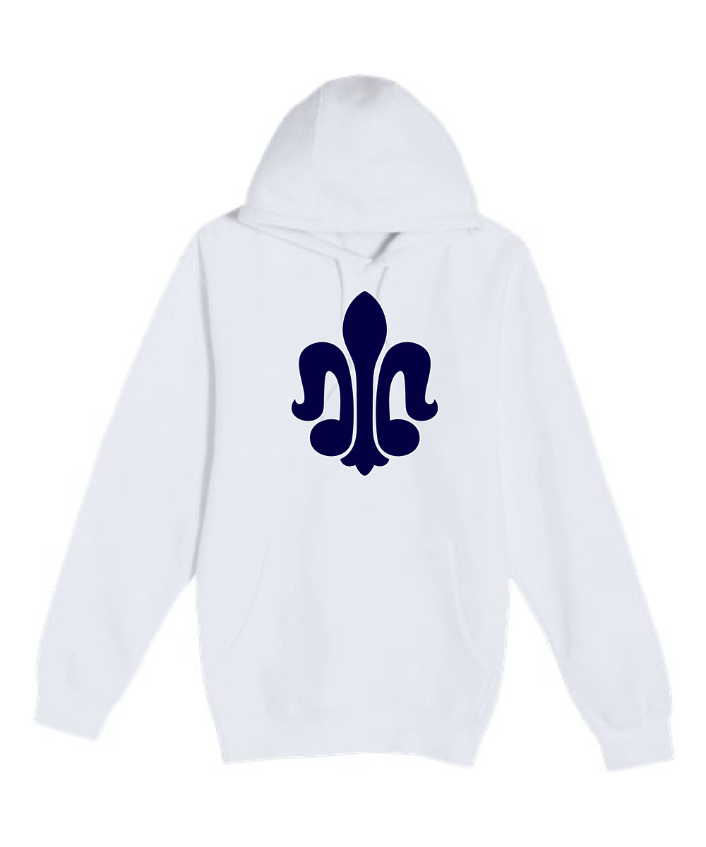 St. Peter Athletics - White Hoodie Value - Full Front