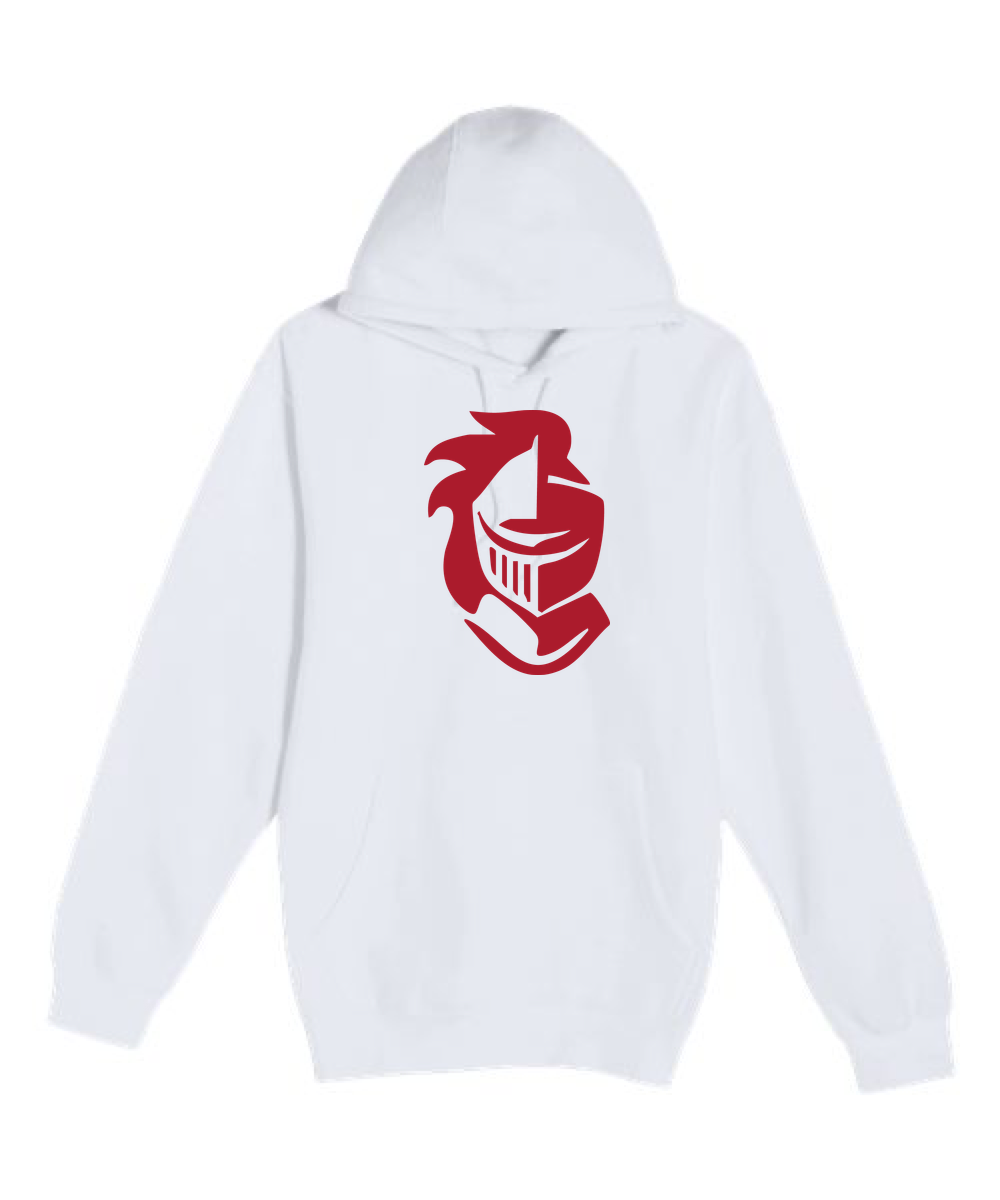 ACGE Football - White Hoodie Value - Full Front