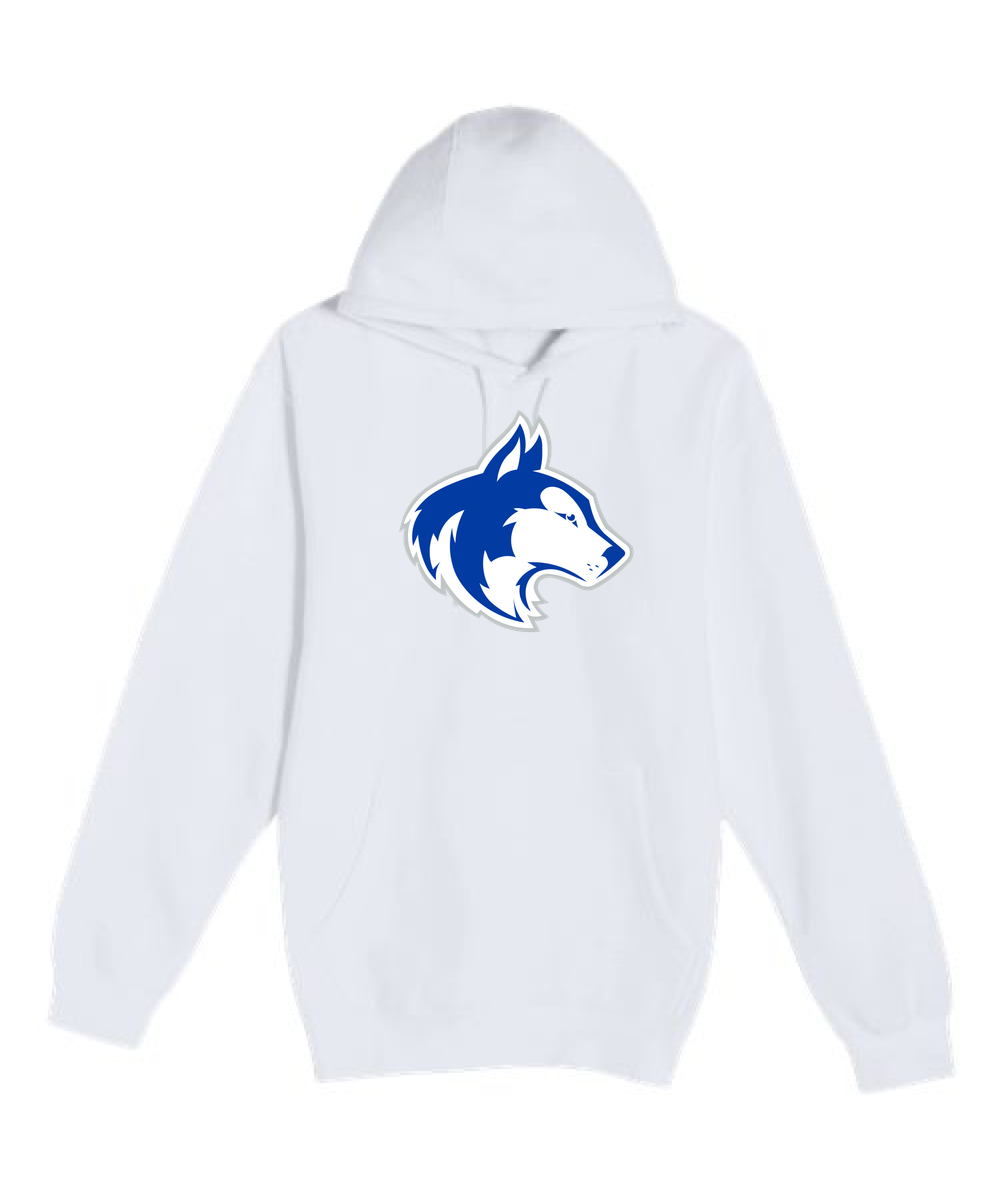 Owatonna Volleyball - White Hoodie Value - Full Front
