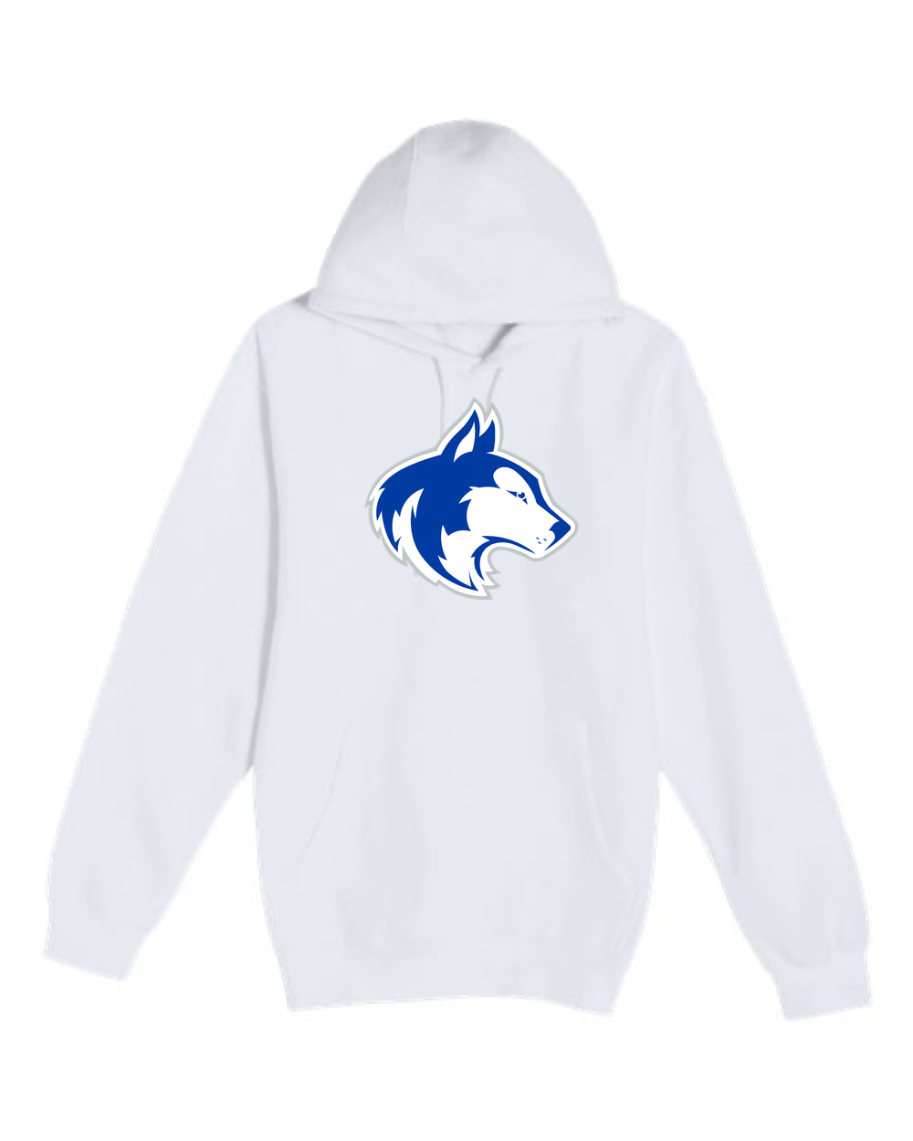 Owatonna Volleyball - White Hoodie Value - Full Front