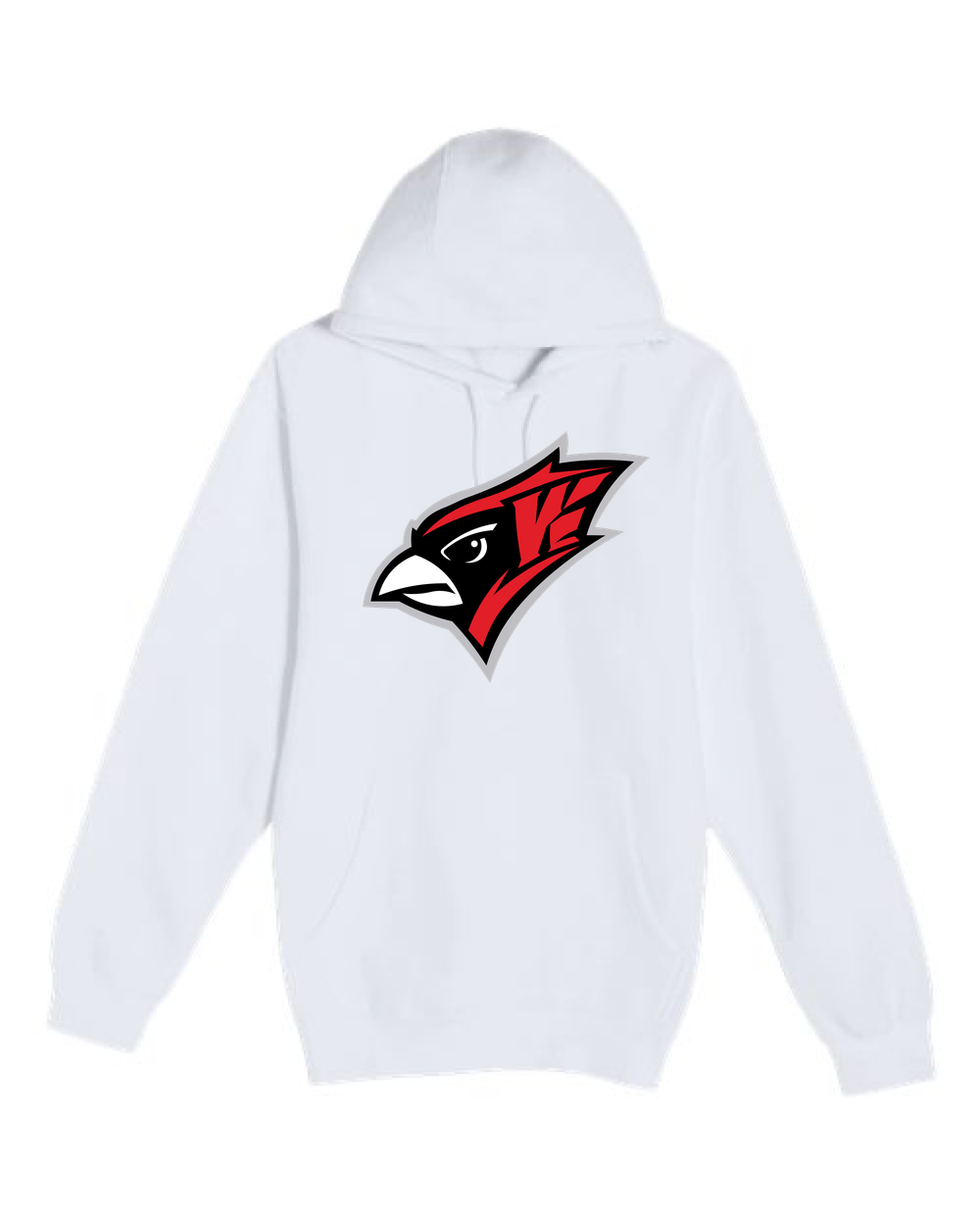 Willmar Athletics - White Hoodie Value - Full Front