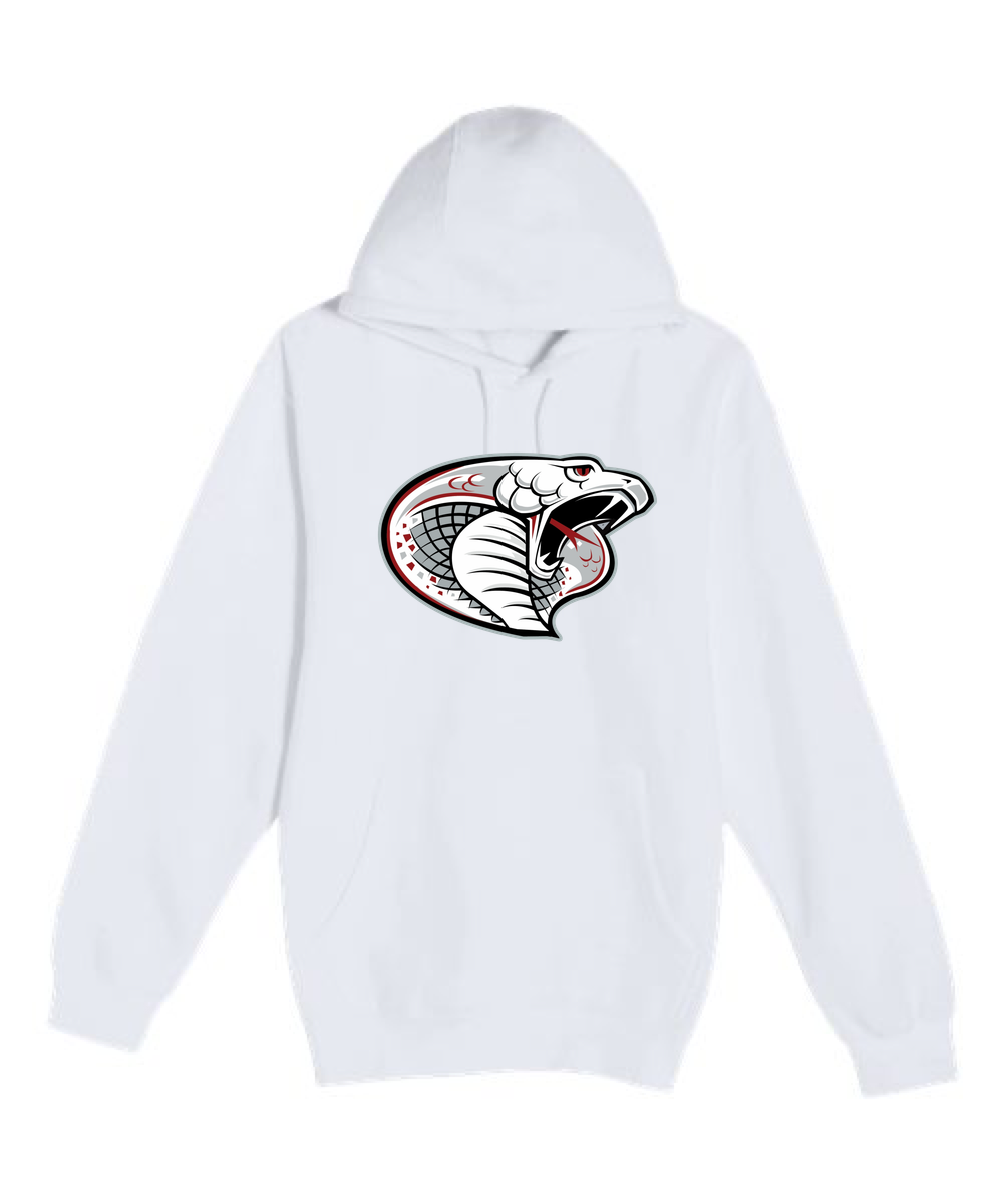 Triton Volleyball - White Hoodie Value - Full Front
