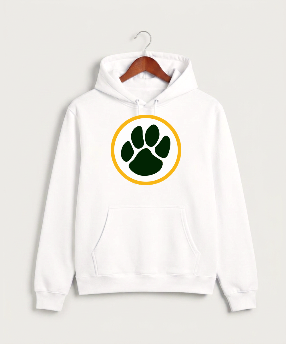Ashwaubenon High School — Spirit Store - White Hoodie Value - Full Front