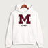 Moline Cheer general - White Hoodie Value - Full Front