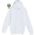 DC Everest Middle School Football — example store - White Hoodie Value - Full Front