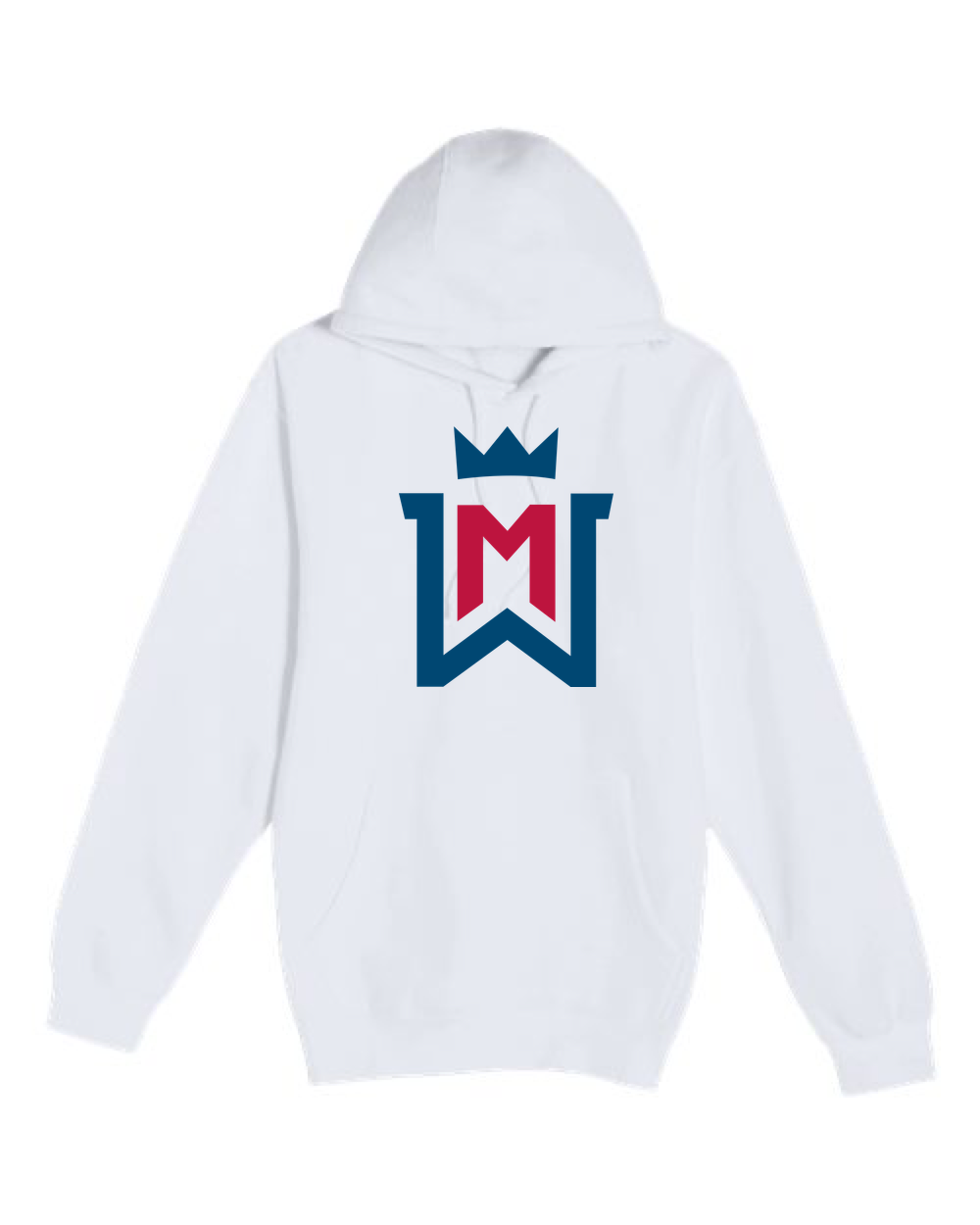 Watertown-Mayer Football - White Hoodie Value - Full Front