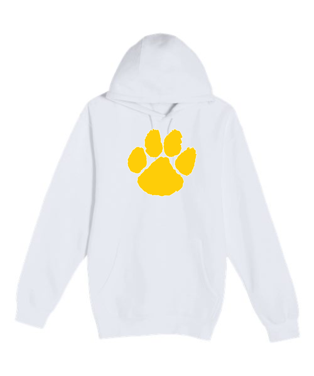 PEM Football - White Hoodie Value - Full Front