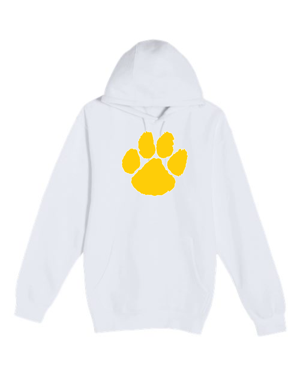 PEM Football - White Hoodie Value - Full Front