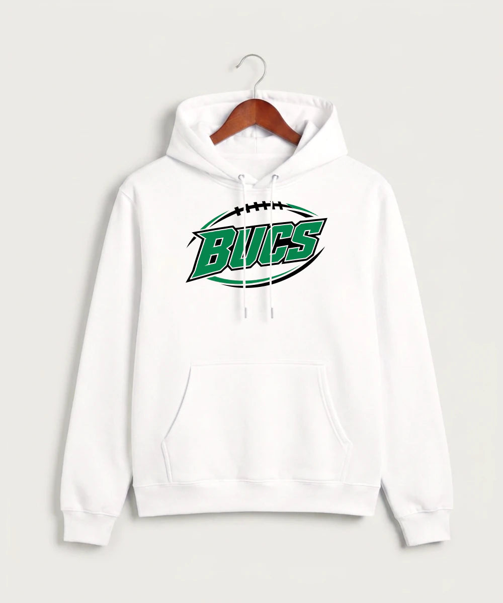 Waterville-Elysian-Morristown High School Football (Boys) - White Hoodie Value - Full Front