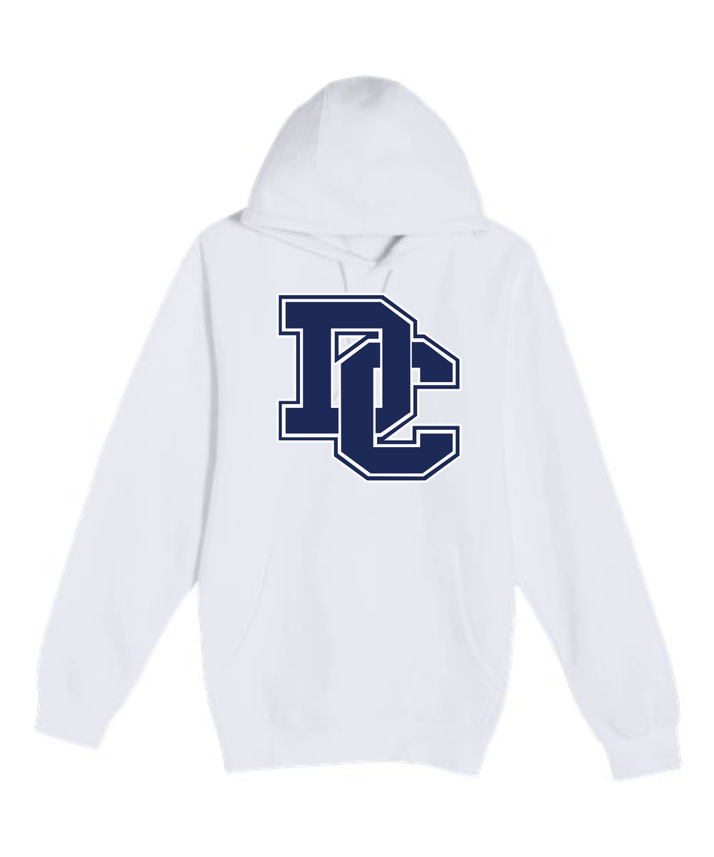 Dassel-Cokato Football - White Hoodie Value - Full Front