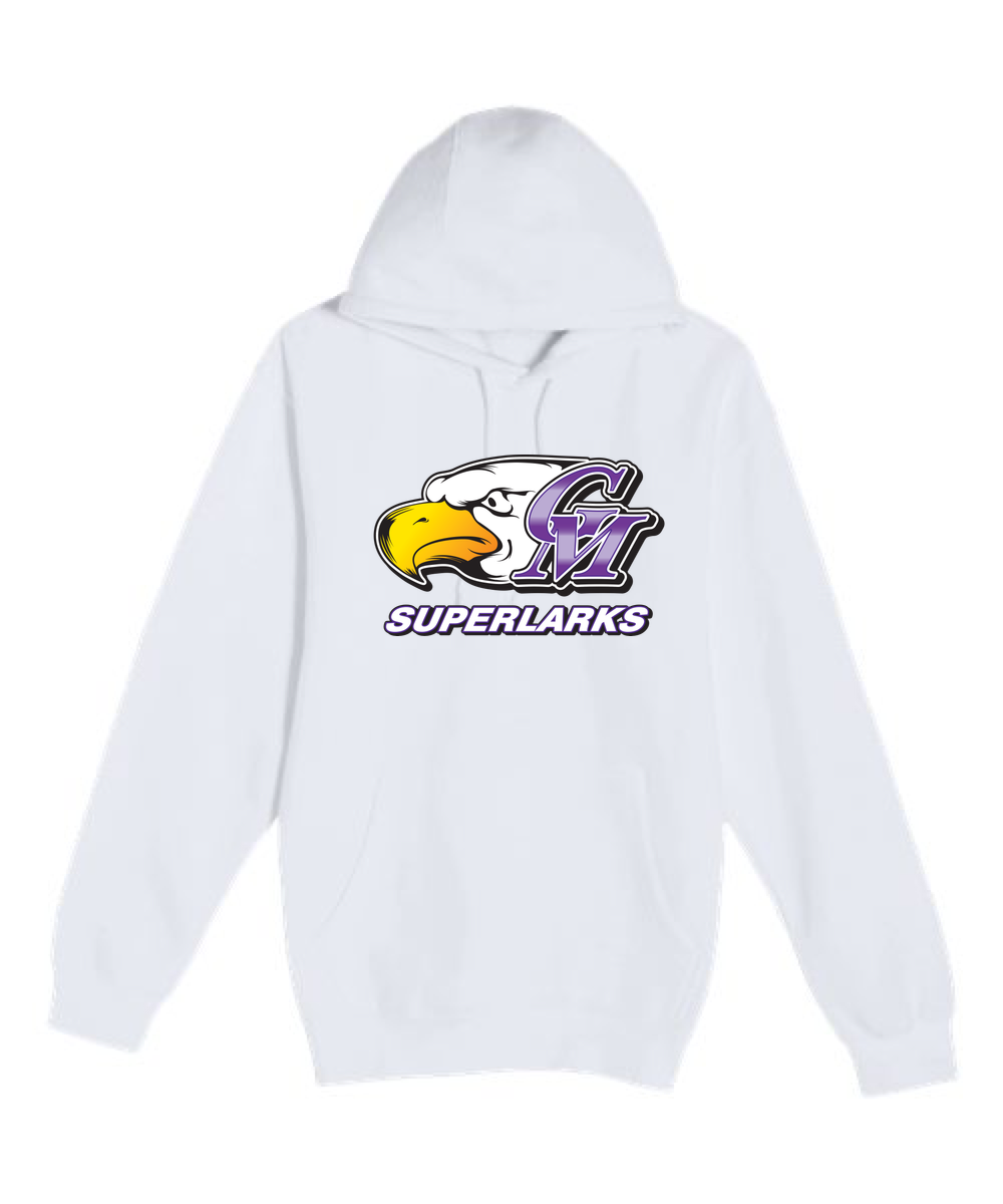 Grand Meadow Football - White Hoodie Value - Full Front
