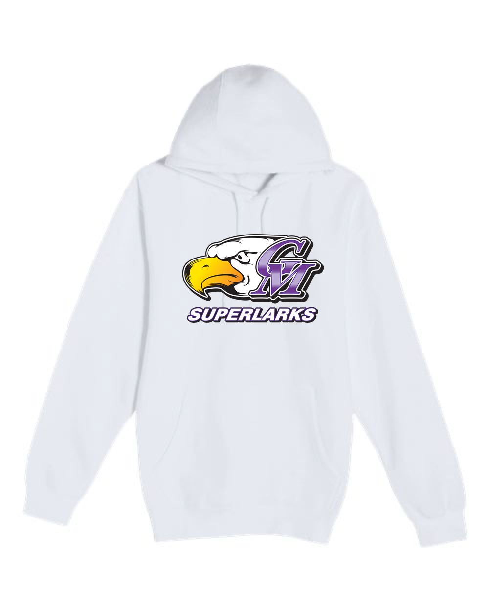 Grand Meadow Football - White Hoodie Value - Full Front