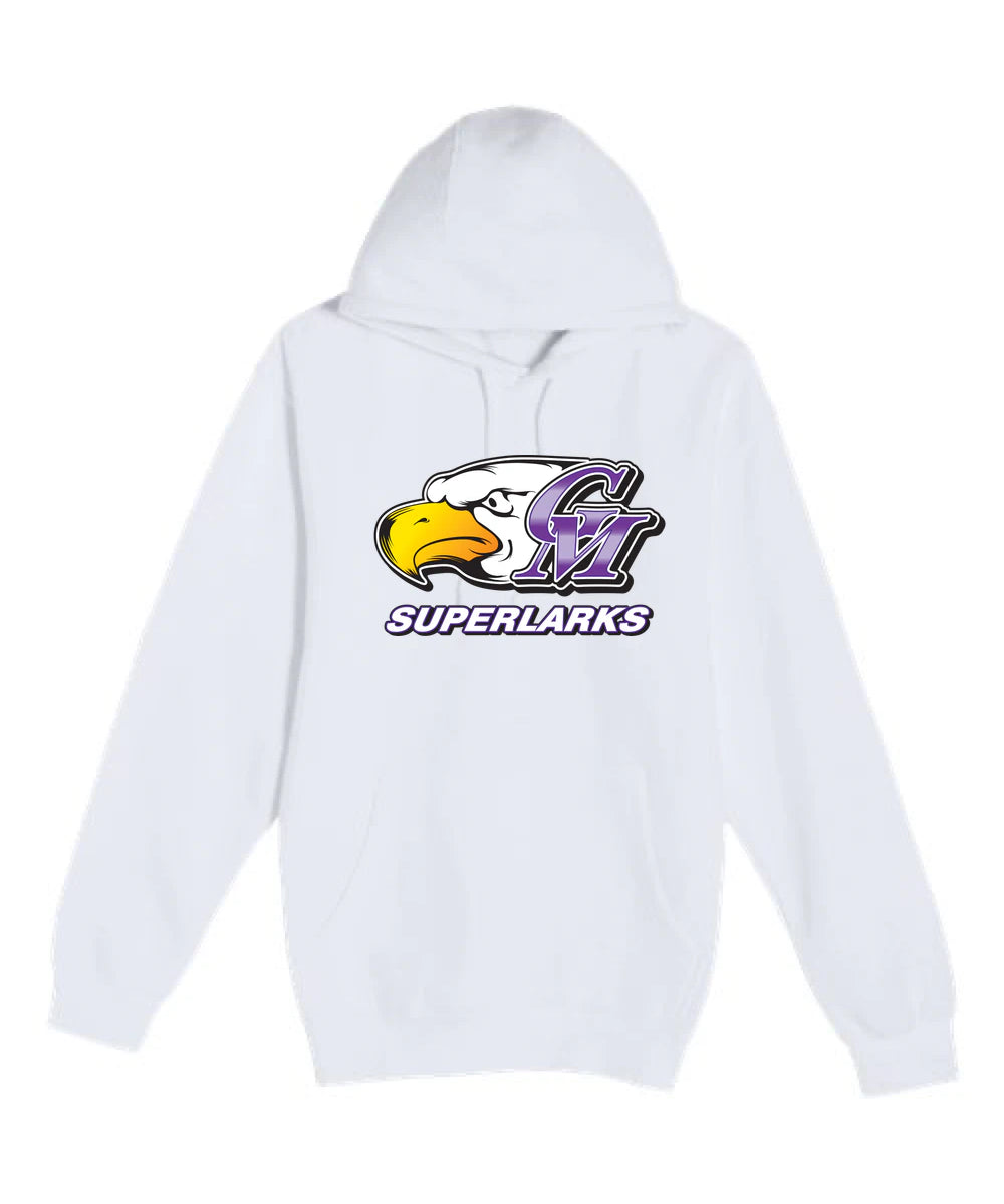 Grand Meadow Football - White Hoodie Value - Full Front
