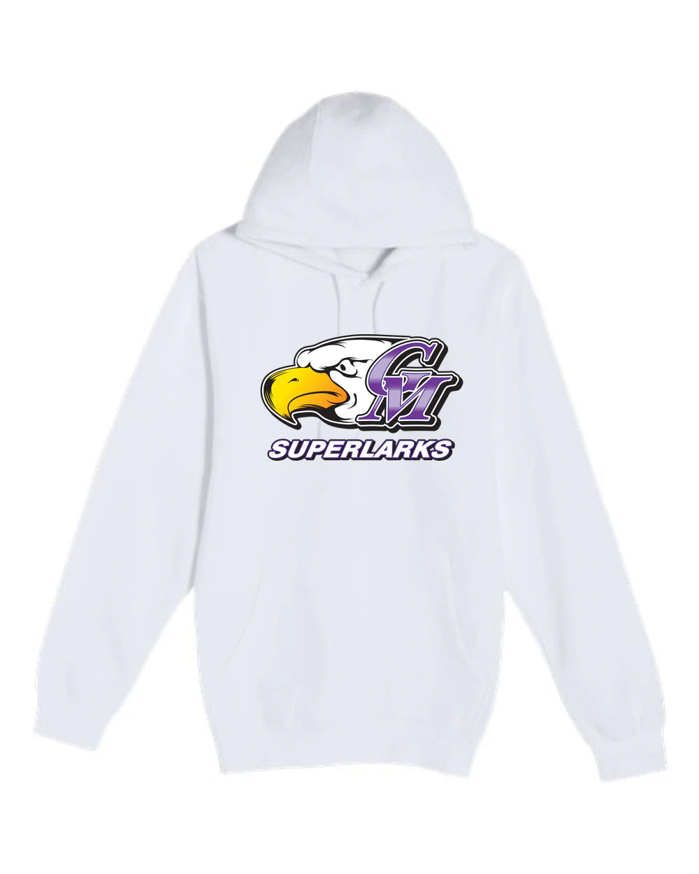 Grand Meadow Football - White Hoodie Value - Full Front