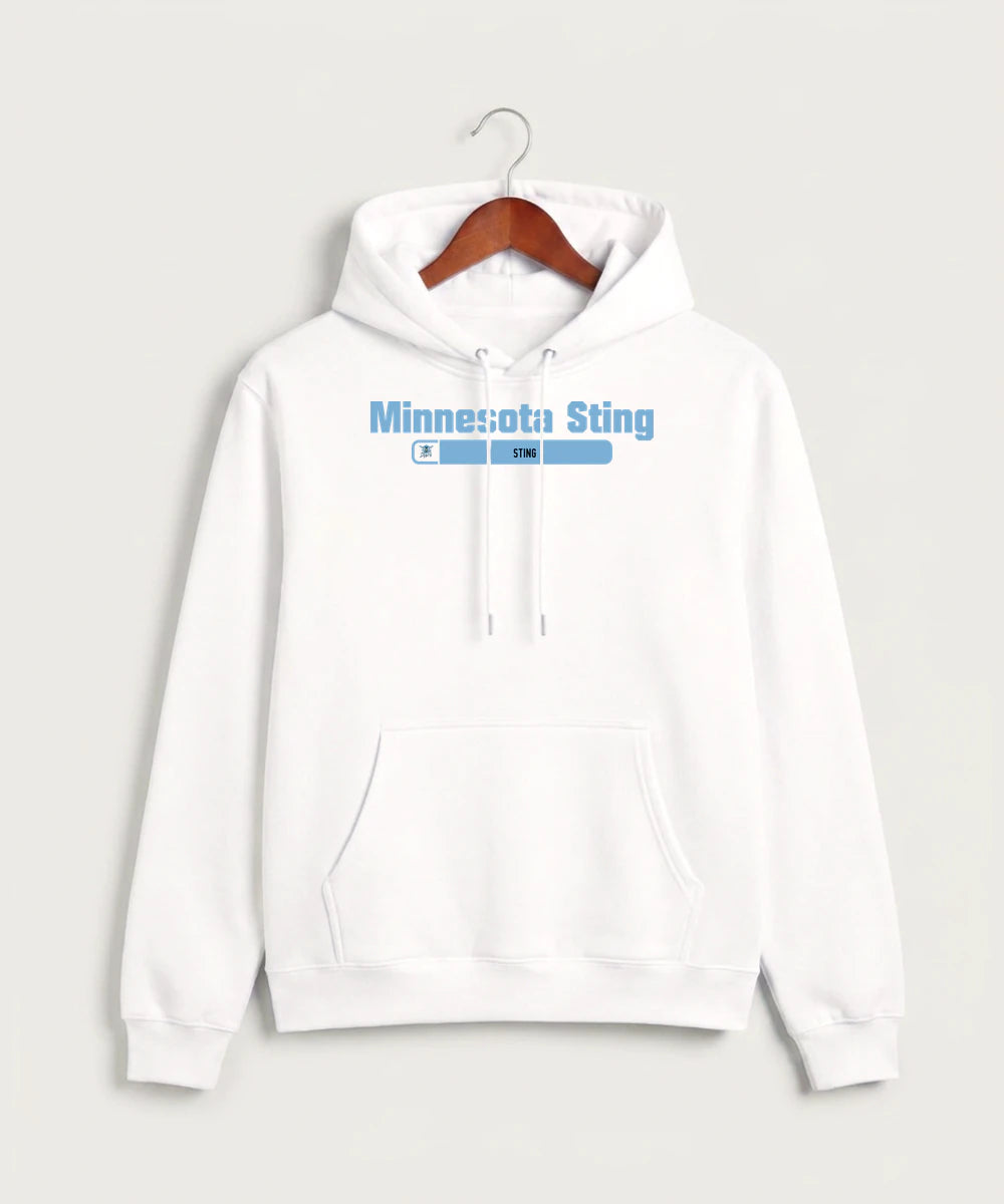 Minnesota Sting Athletics - White Hoodie Value - Full Front
