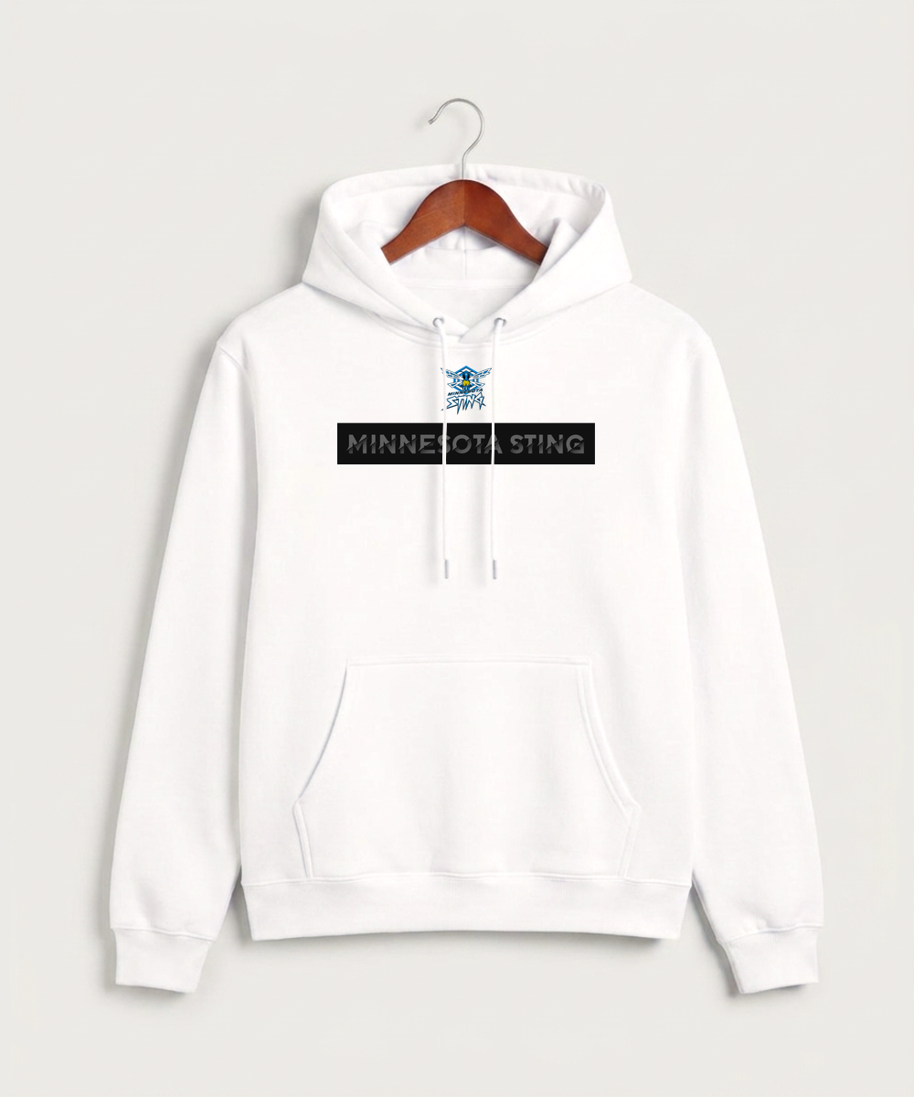 Minnesota Sting Athletics - White Hoodie Value - Full Front