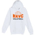 KVCC Volleyball - White Hoodie Value - Full Front