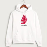 Amboy Football general - White Hoodie Value - Full Front