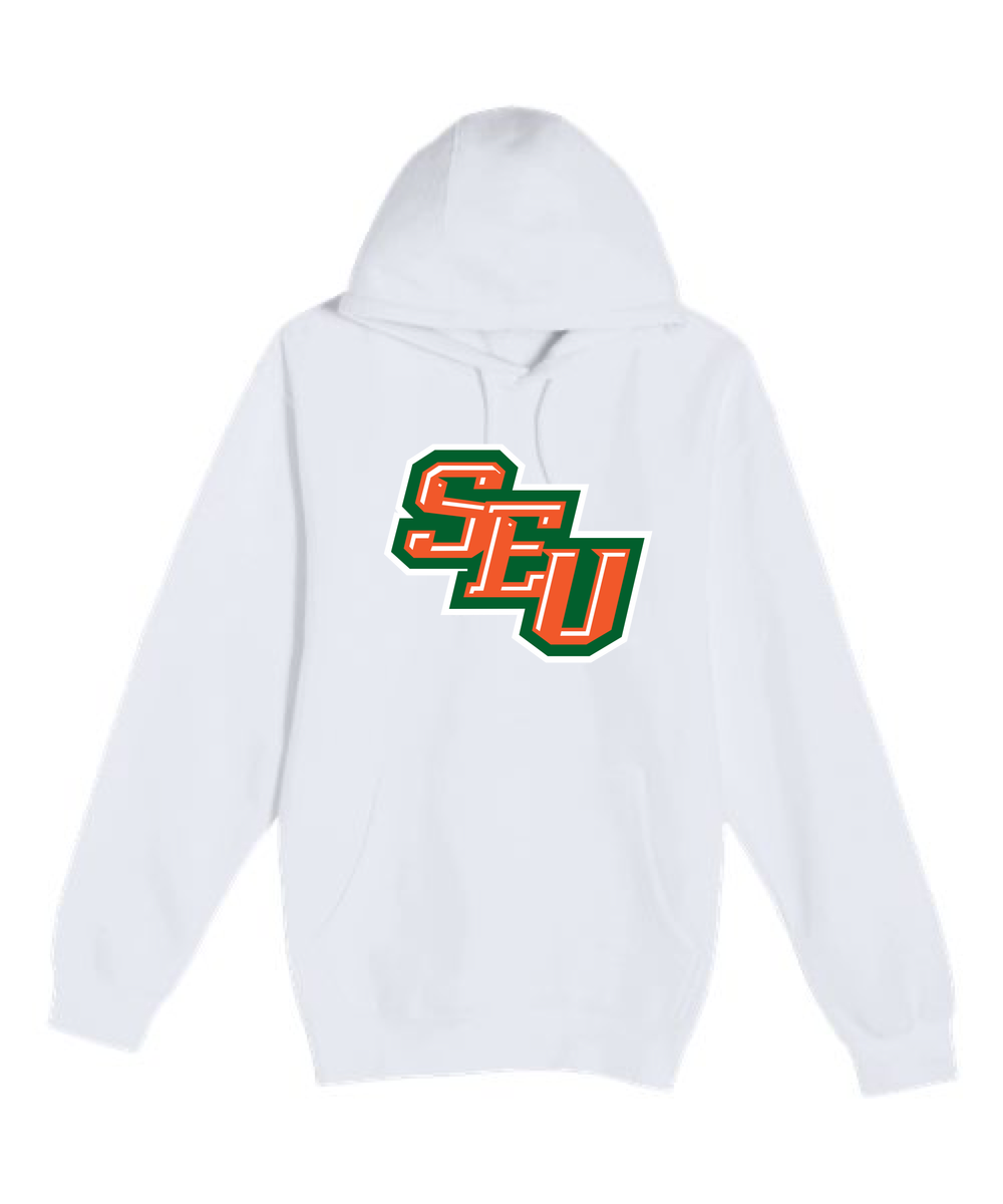 Sleepy Eye United Football - White Hoodie Value - Full Front