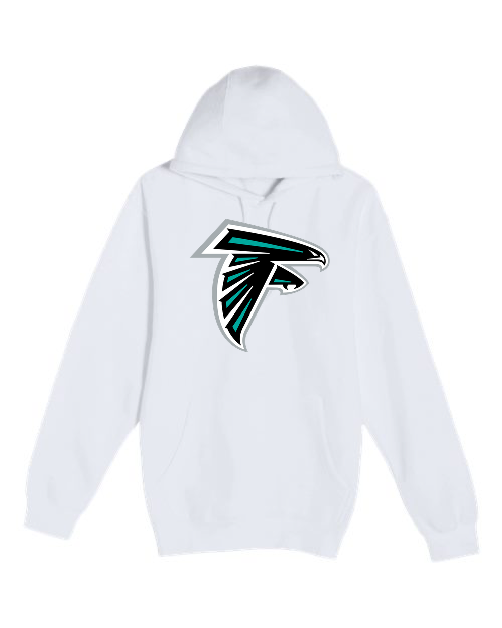 Fillmore Central Football - White Hoodie Value - Full Front