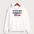 Wilson Area School Soccer Soccer - White Hoodie Value - Full Front