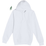 DC Everest Middle School Football — example store - White Hoodie Value - Full Front
