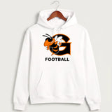 Giltner High School Football - White Hoodie Value - Full Front