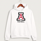 Amboy Football general - White Hoodie Value - Full Front