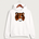 Browerville Public High School Athletics Coed - White Hoodie Value - Full Front