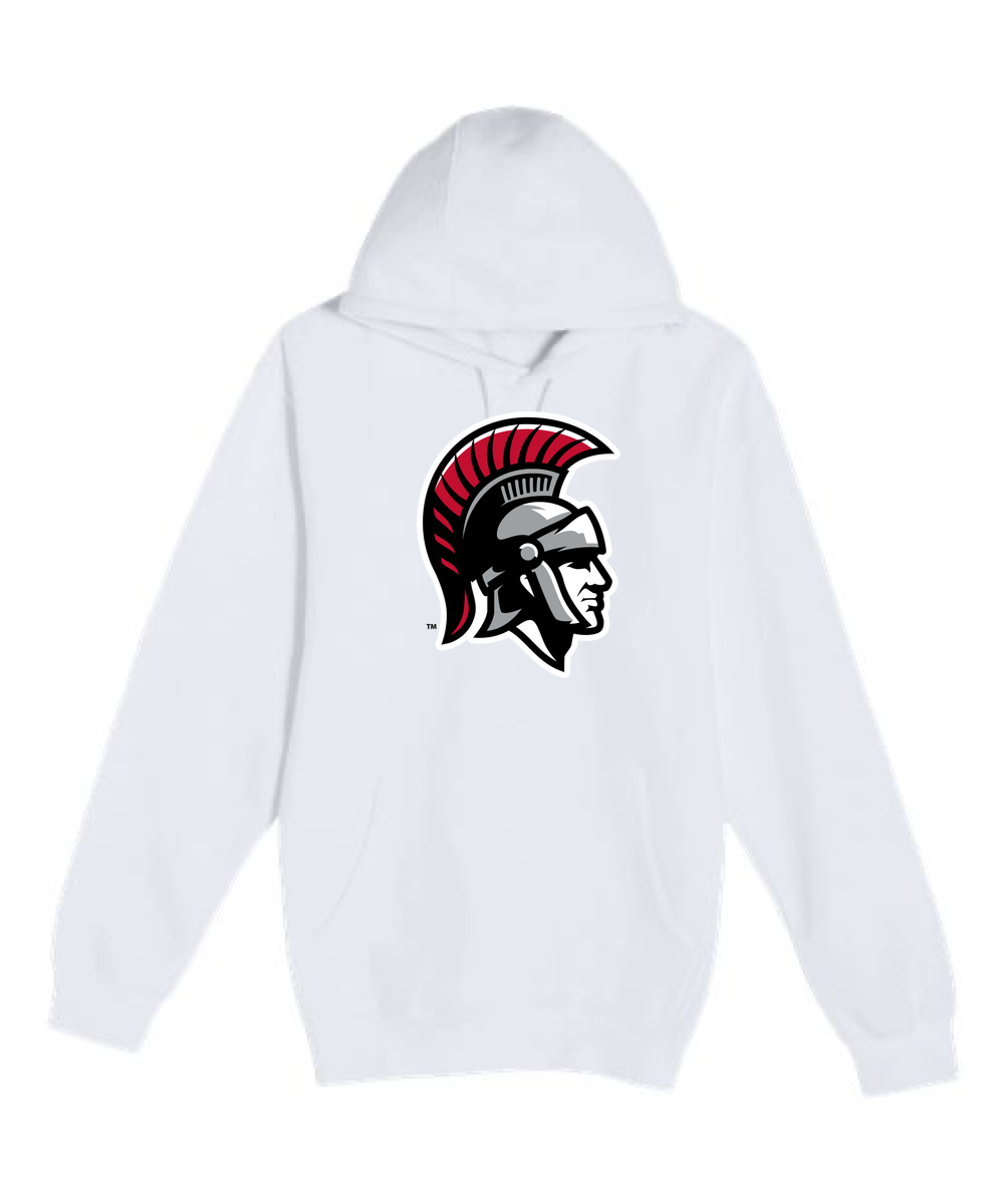 Worthington Football - White Hoodie Value - Full Front