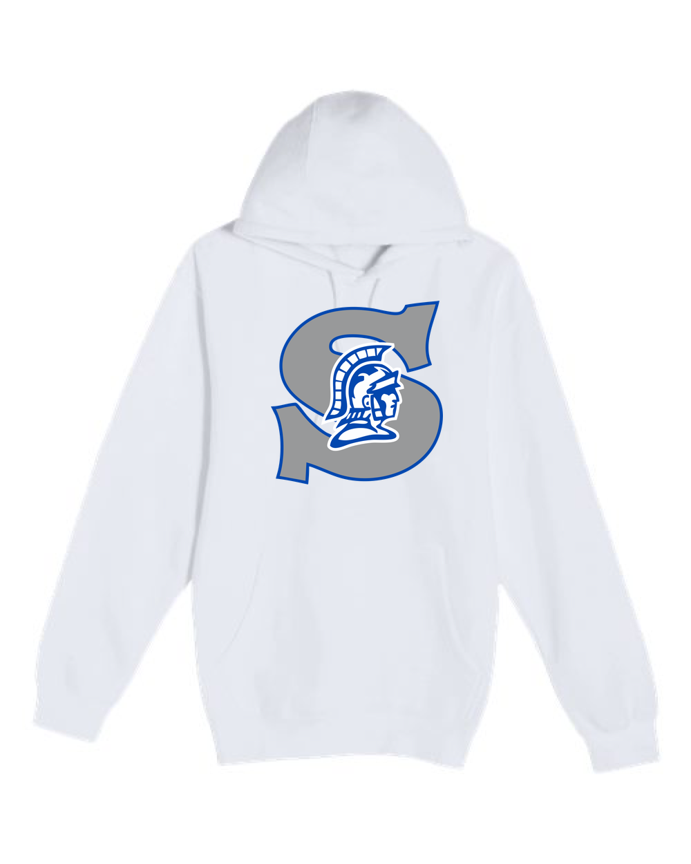 Southwest Football - White Hoodie Value - Full Front