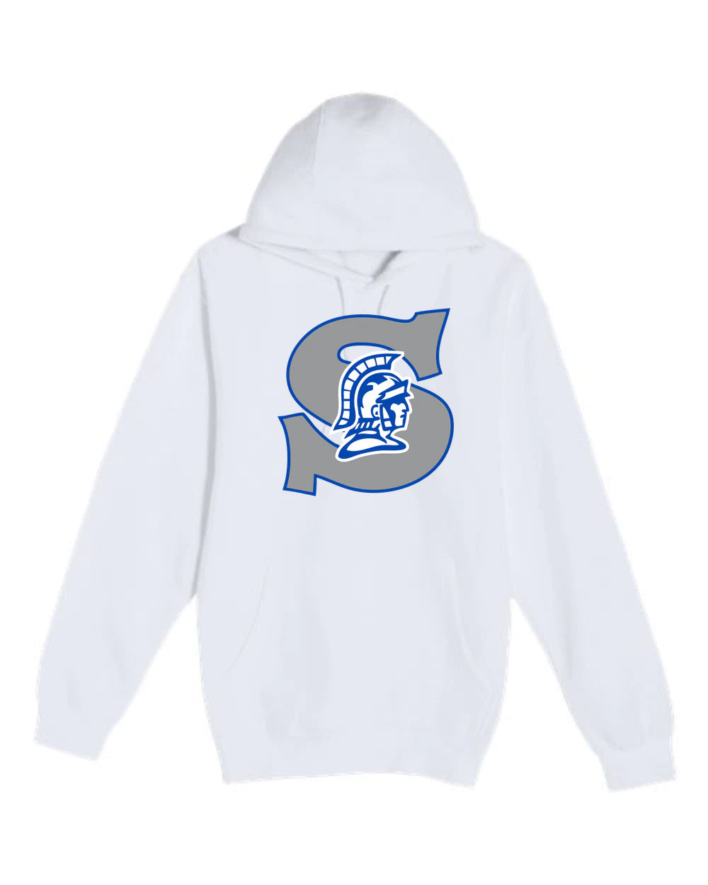 Southwest Football - White Hoodie Value - Full Front