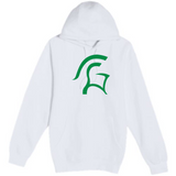 La Crescent-Hokah Football - White Hoodie Value - Full Front