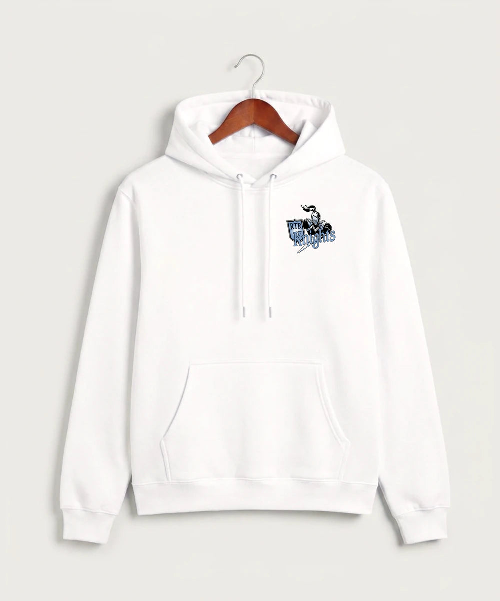 Russell-Tyler-Ruthton High School Football (Boys) - White Hoodie Value - Left Chest