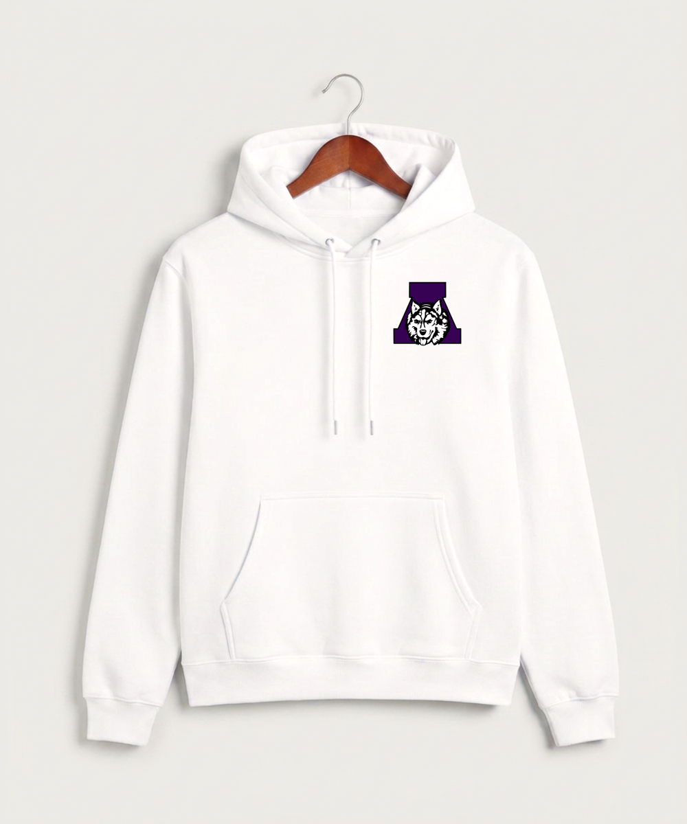 Albany High School Tennis (Boys) - White Hoodie Value - Left Chest