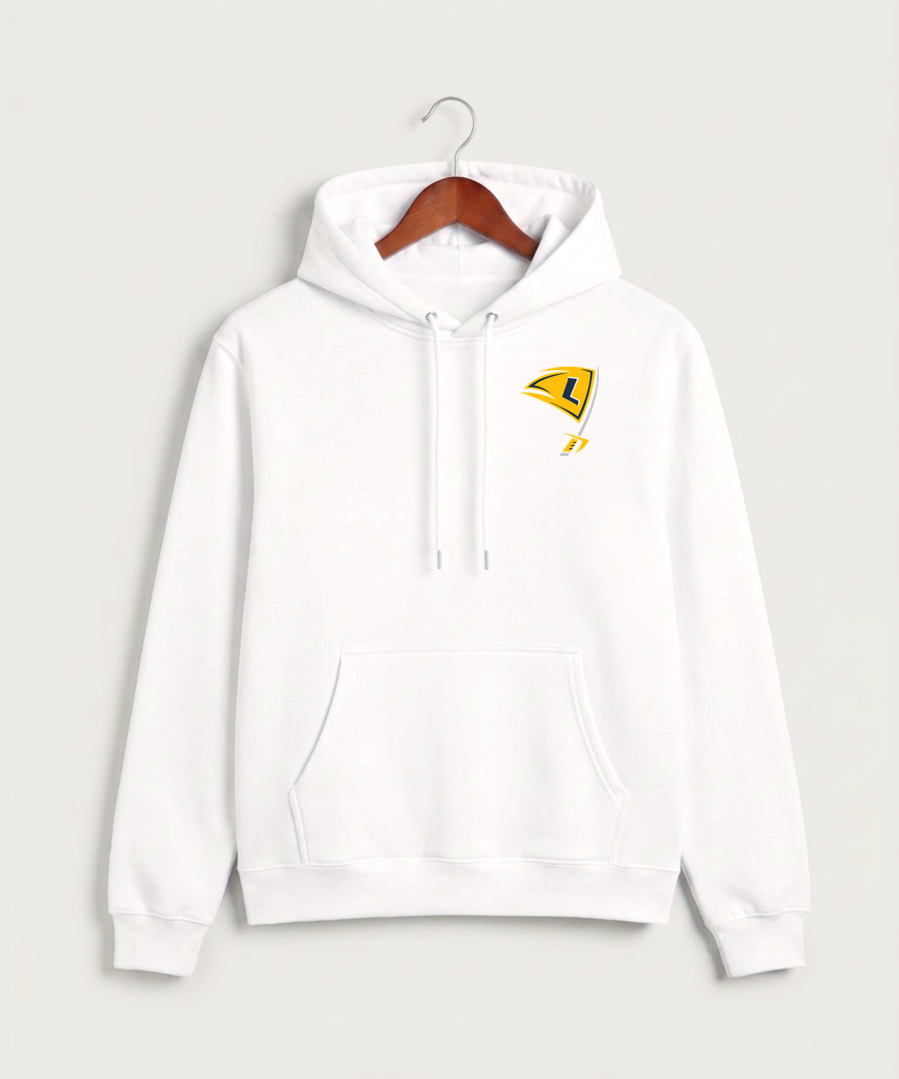 Howard Lake Waverly Winsted High School Football (Boys) - White Hoodie Value - Left Chest