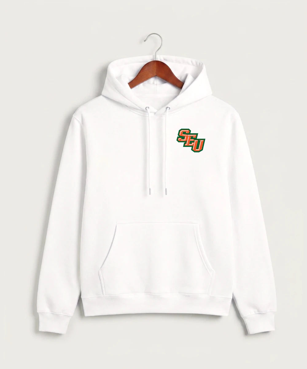 Sleepy Eye United Football (Boys) - White Hoodie Value - Left Chest